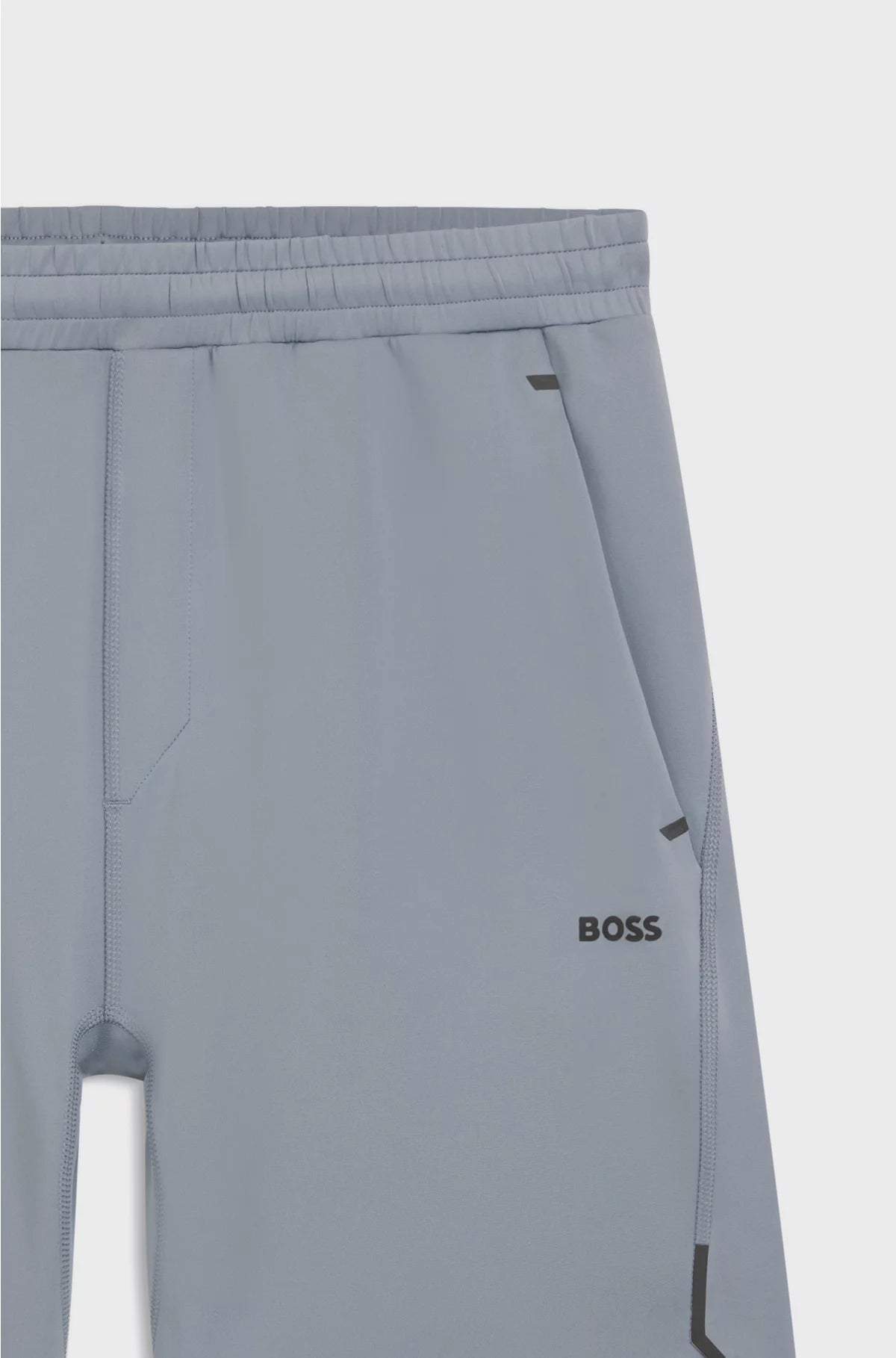 ACTIVE STRETCH SHORTS WITH DECORATIVE REFLECTIVE DETAILS