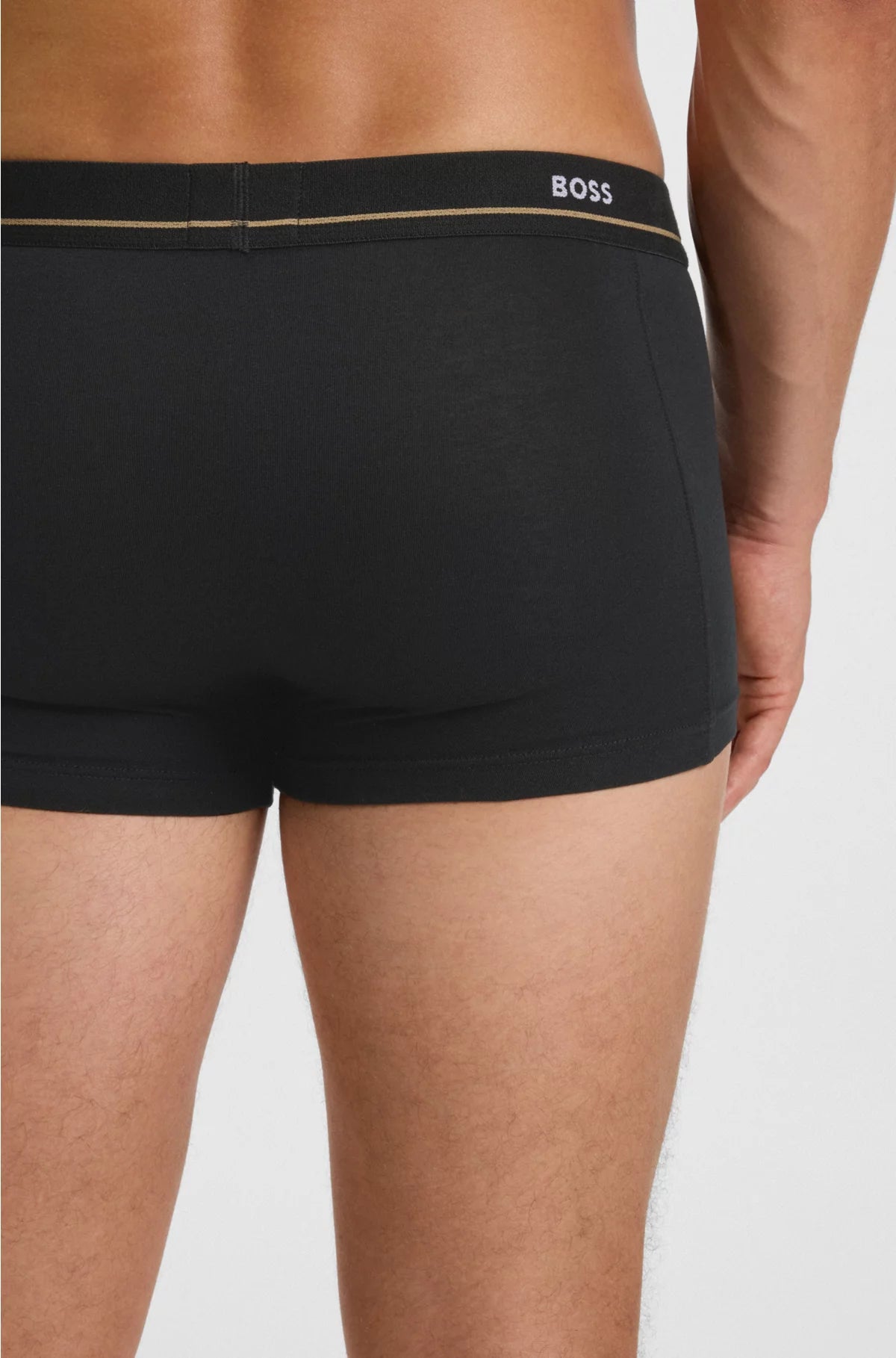 FIVE-PACK OF STRETCH-COTTON TRUNKS WITH LOGO WAISTBANDS