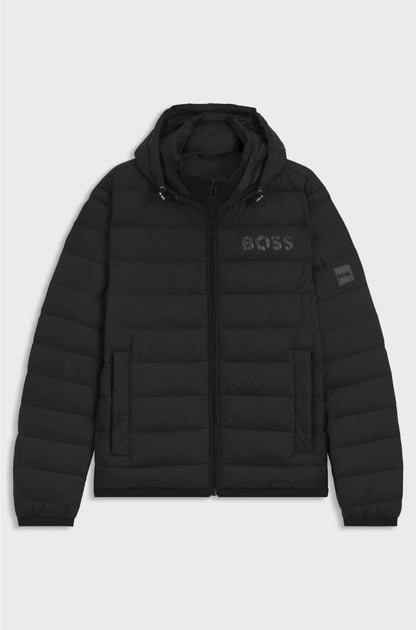 WATER-REPELLENT DOWN JACKET WITH TONAL LOGO