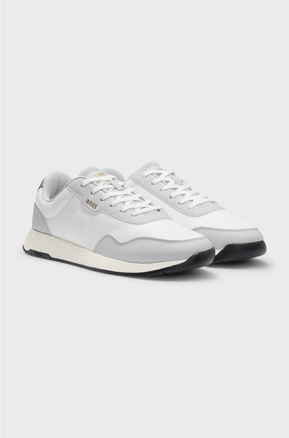 LOW-TOP TRAINERS WITH TEXTURED UPPERS