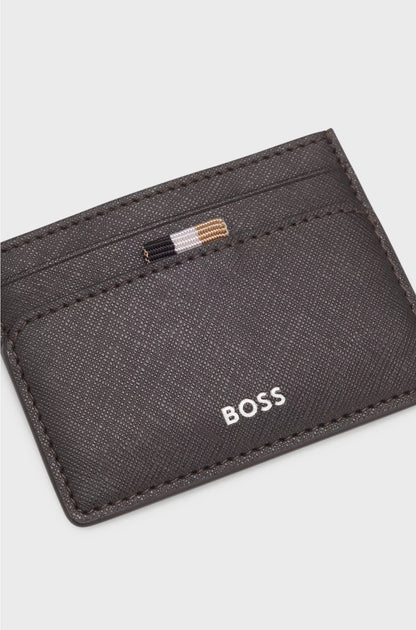 CARD HOLDER WITH FOIL-EMBOSSED LOGO