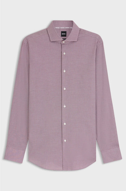 SLIM-FIT SHIRT IN EASY-IRON STRETCH COTTON