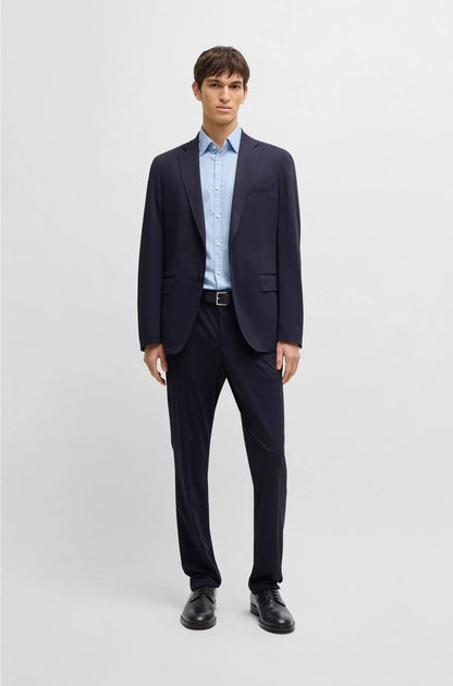 SLIM-FIT SHIRT IN PERFORMANCE-STRETCH TWILL