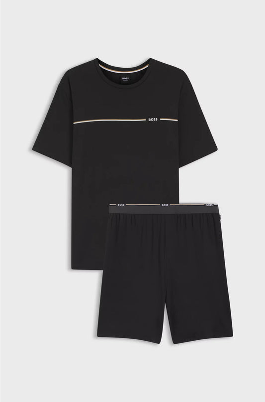 GIFT-BOXED PYJAMAS IN STRETCH-BAMBOO JERSEY