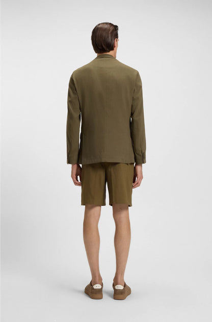 MODERN-FIT MACHINE-WASHABLE SUIT JACKET IN A STRETCH-LINEN BLEND