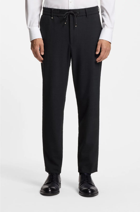 FORMAL TROUSERS IN STRETCH SEERSUCKER