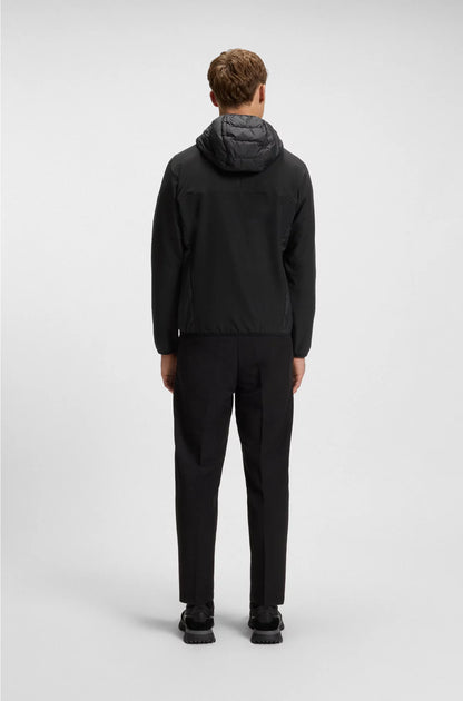 WATER-REPELLENT JACKET WITH ZIPPED SLEEVE POCKET