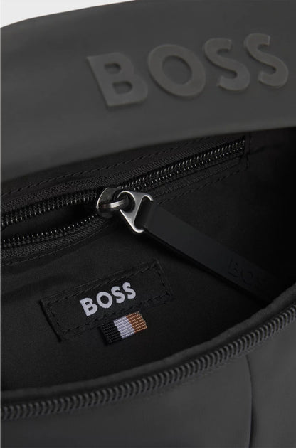 FAUX-LEATHER BELT BAG WITH LOGO DETAIL