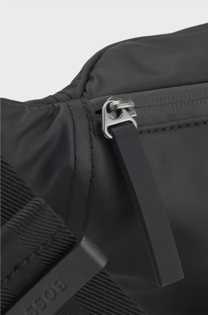 FAUX-LEATHER BELT BAG WITH LOGO DETAIL