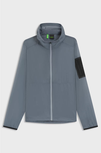PACKABLE WATER-REPELLENT JACKET IN LIGHTWEIGHT RIPSTOP FABRIC
