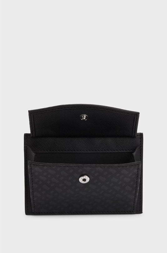 CARD HOLDER WITH MONOGRAM PATTERN