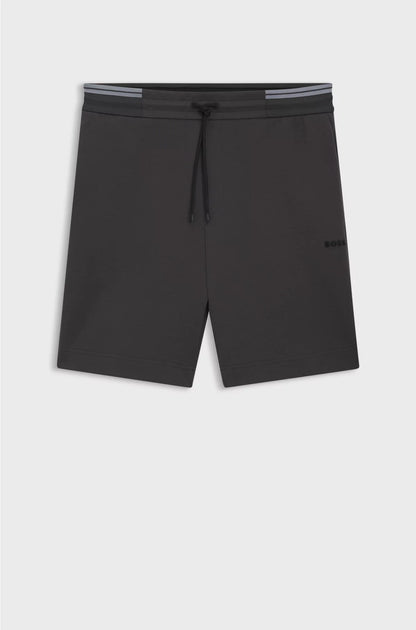 COTTON-BLEND SHORTS WITH STRIPE DETAILS
