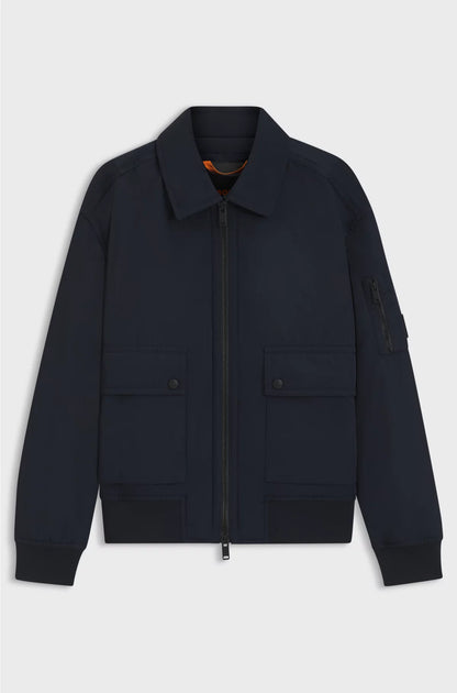 WATER-REPELLENT BOMBER JACKET WITH DETACHABLE LINER