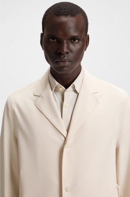 PACKABLE RELAXED-FIT OVERSHIRT IN PERFORMANCE-STRETCH FABRIC