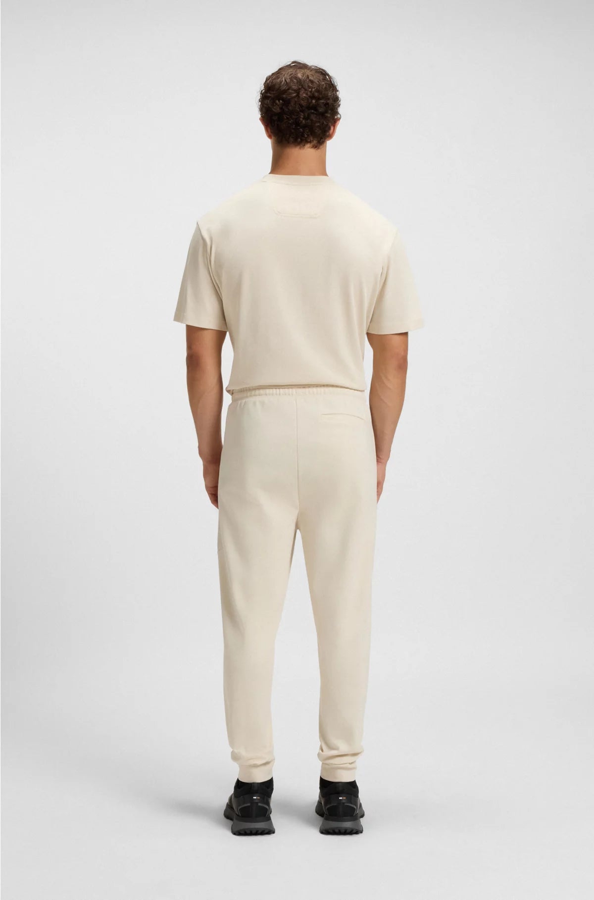 COTTON-BLEND TRACKSUIT BOTTOMS WITH DOUBLE B MONOGRAM