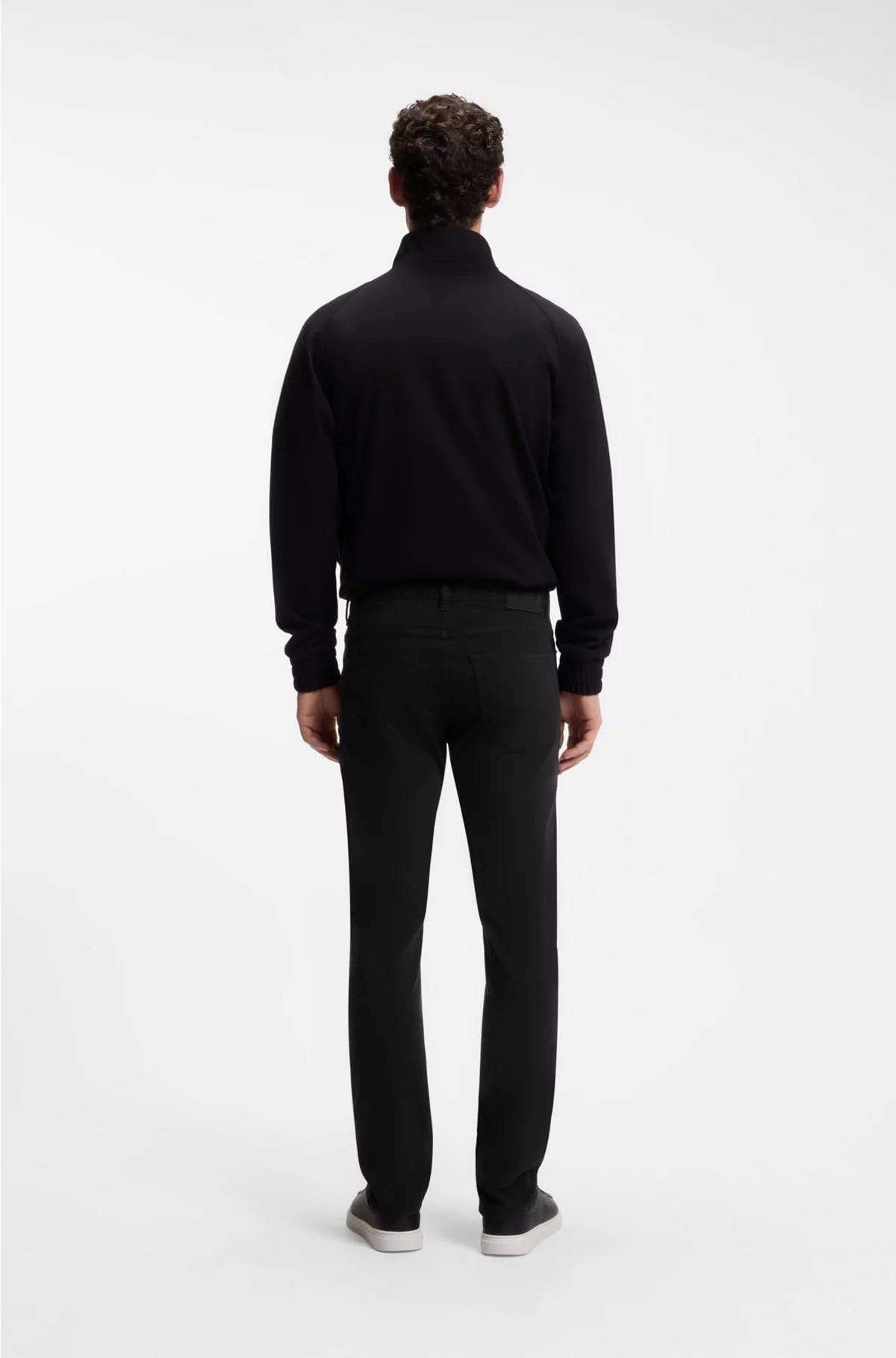 DELAWARE SLIM-FIT TROUSERS IN STRETCH-COTTON TWILL