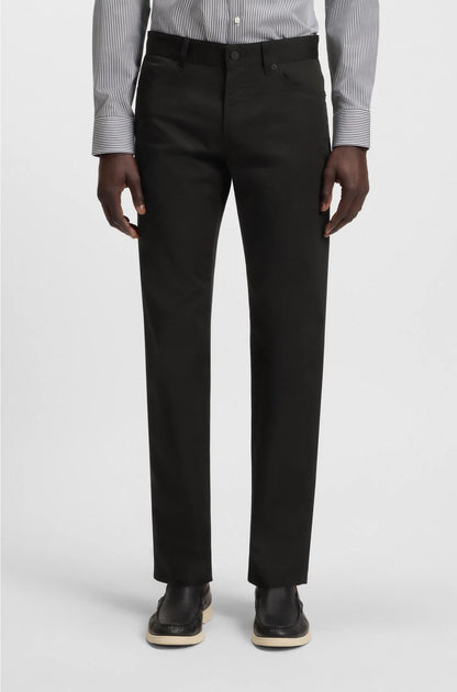 MAINE REGULAR-FIT TROUSERS IN COTTON-BLEND SATIN