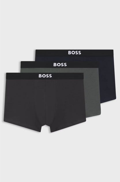 THREE-PACK OF TRUNKS IN STRETCH COTTON