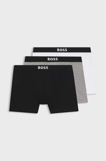 THREE-PACK OF BOXER BRIEFS IN STRETCH COTTON