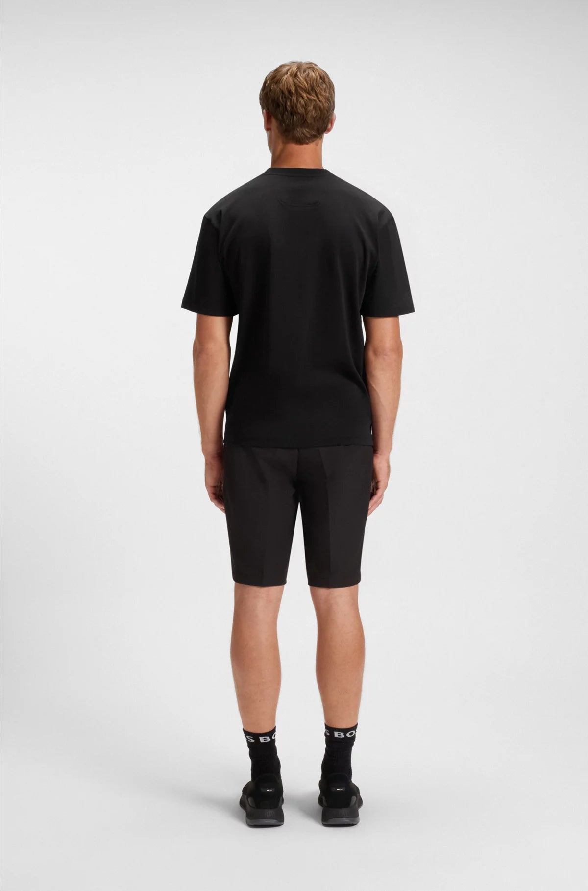 COTTON-JERSEY T-SHIRT WITH DOUBLE B MONOGRAM