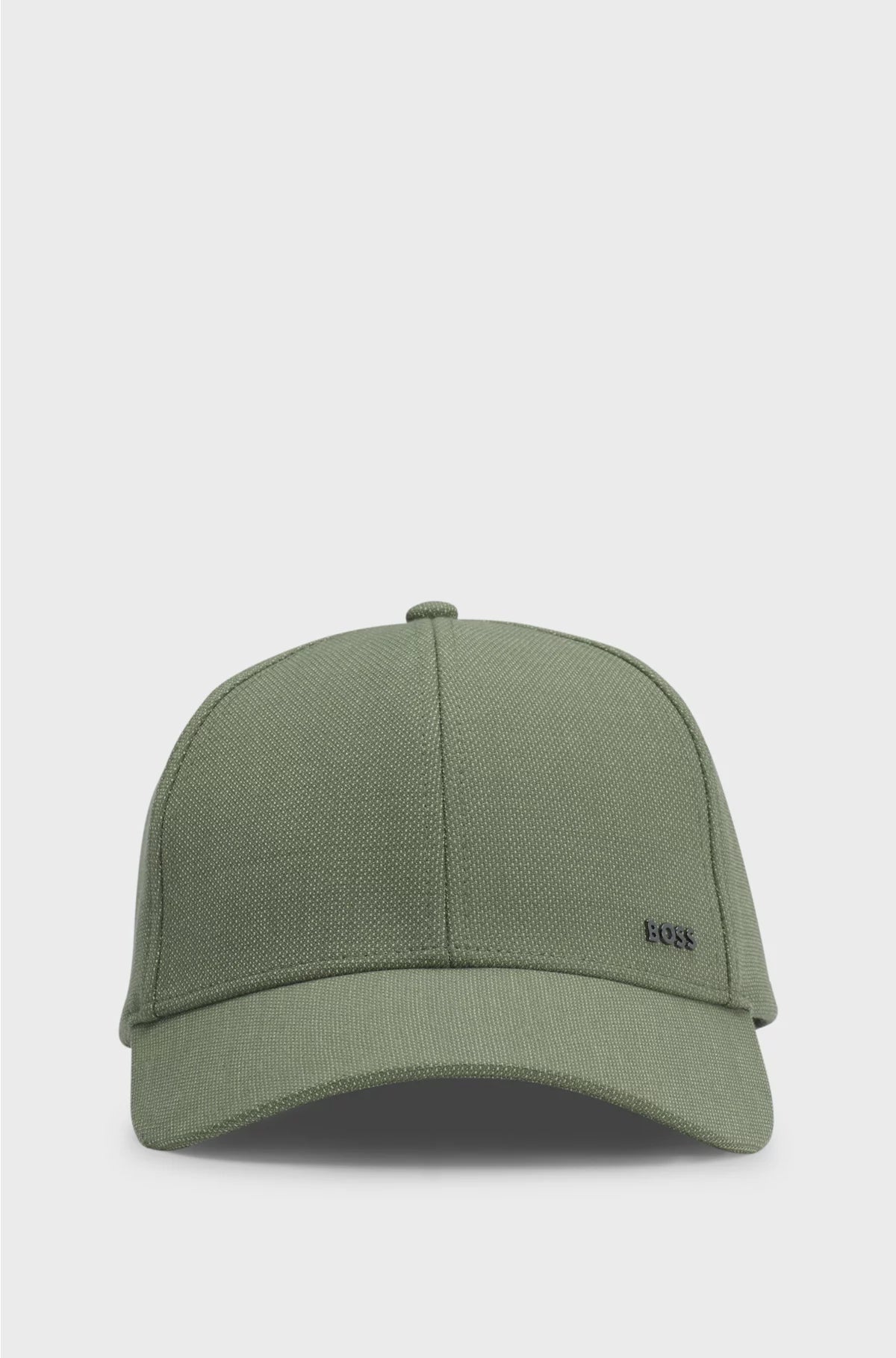 KNITTED-PIQUE CAP WITH LOGO PATCH