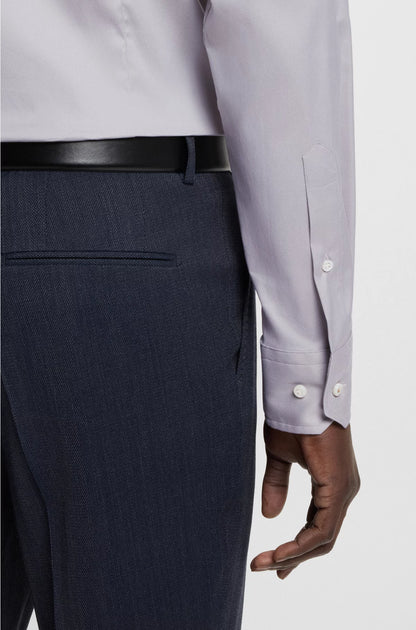 SLIM-FIT SHIRT IN AN ITALIAN COTTON BLEND