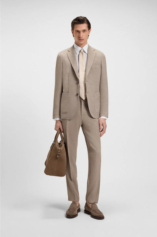 SLIM-FIT SHIRT IN ITALIAN-MADE STRIPED COTTON