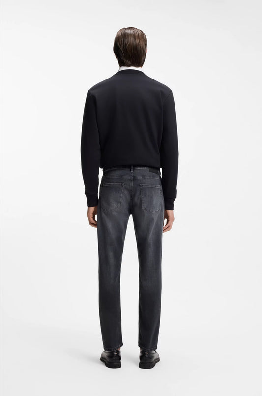 MAINE REGULAR-FIT JEANS IN GREY ITALIAN DENIM