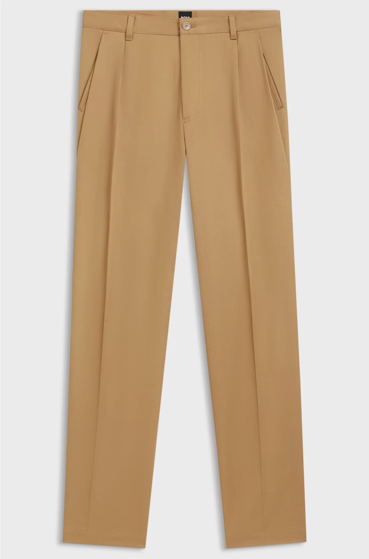 RELAXED-FIT TROUSERS IN COTTON TWILL