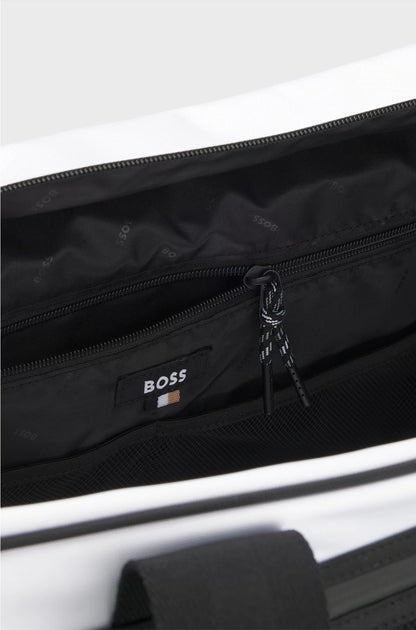 COLOUR-BLOCKED HOLDALL WITH REFLECTIVE LOGO