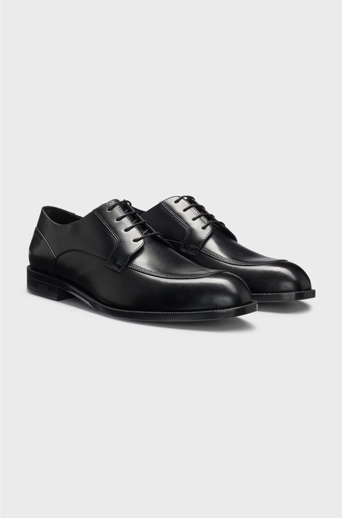 DERBY SHOES IN LEATHER WITH DURABLE OUTSOLE