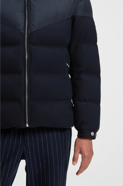 WATERPROOF JACKET IN BRUSHED FLANNEL