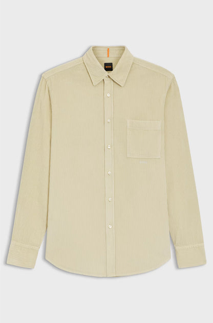 REGULAR-FIT SHIRT IN COTTON CORDUROY