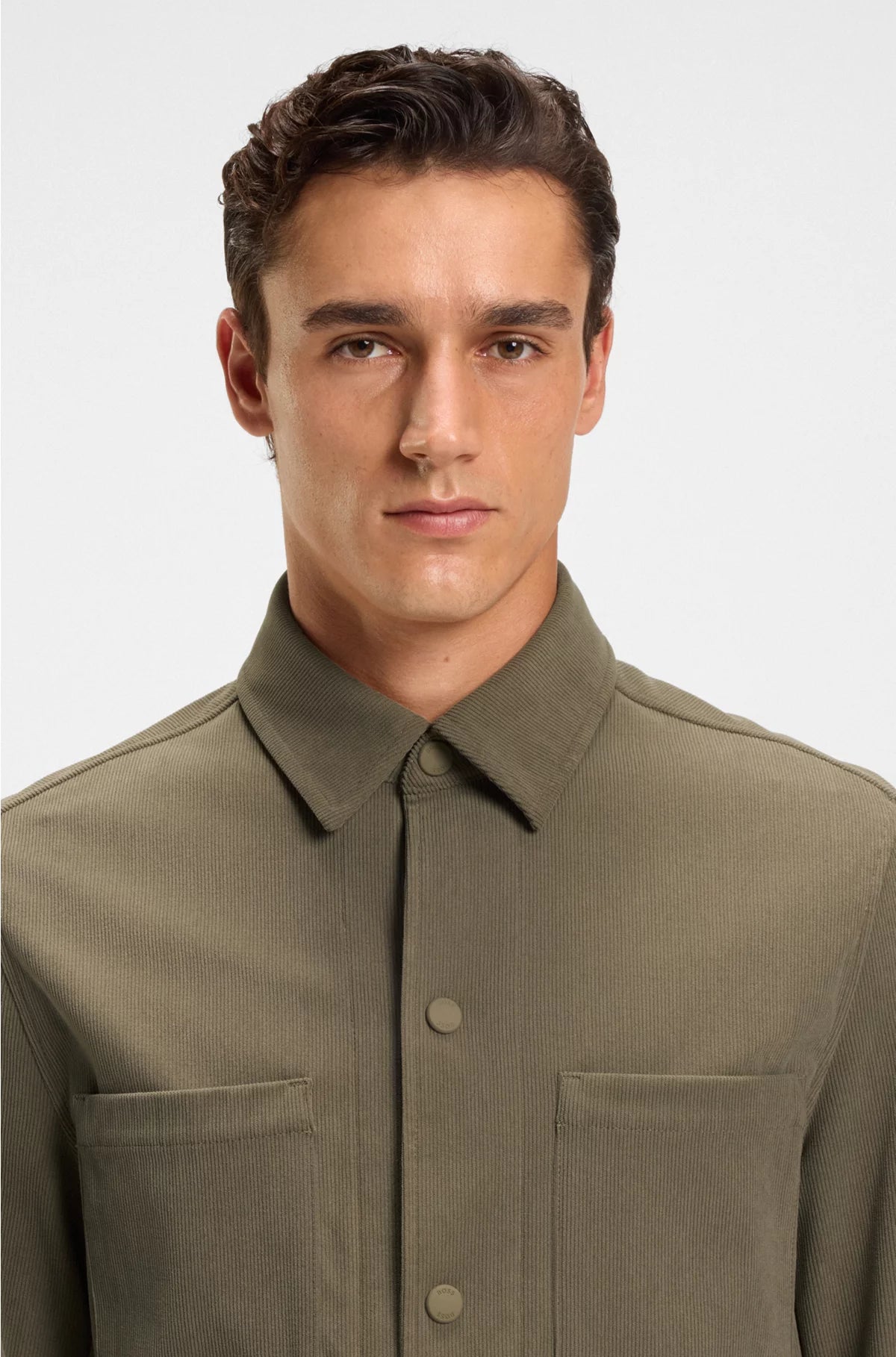 RELAXED-FIT JACKET IN PERFORMANCE CORDUROY