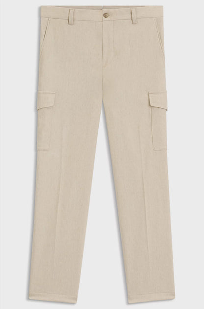 TAPERED-FIT TROUSERS WITH CARGO POCKETS