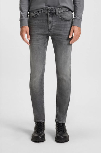 DELAWARE SLIM-FIT JEANS IN GREY SOFT-MOTION DENIM