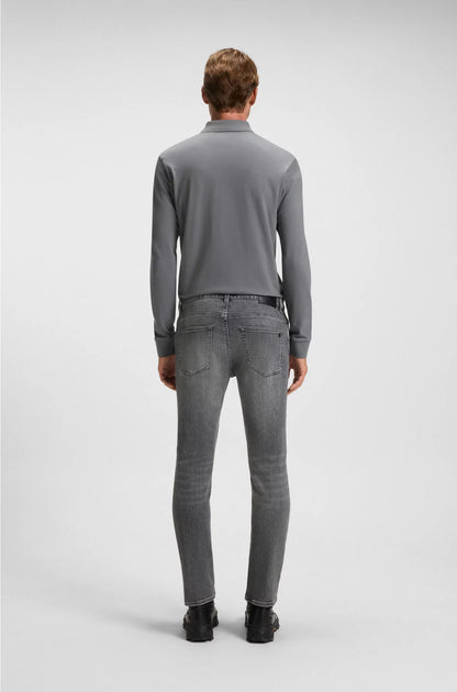 DELAWARE SLIM-FIT JEANS IN GREY SOFT-MOTION DENIM