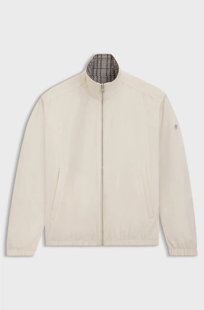 WATER-REPELLENT REVERSIBLE JACKET WITH CHECK PATTERN
