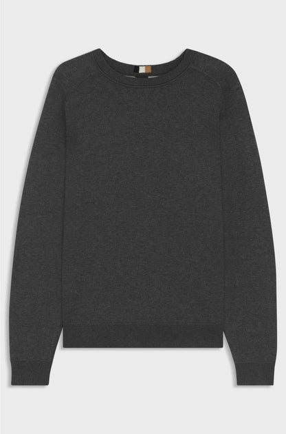 REGULAR-FIT SWEATER IN COTTON AND VIRGIN WOOL