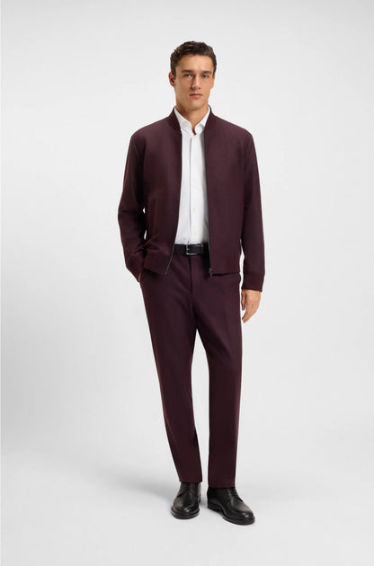 SLIM-FIT SHIRT IN BRUSHED STRETCH FLANNEL