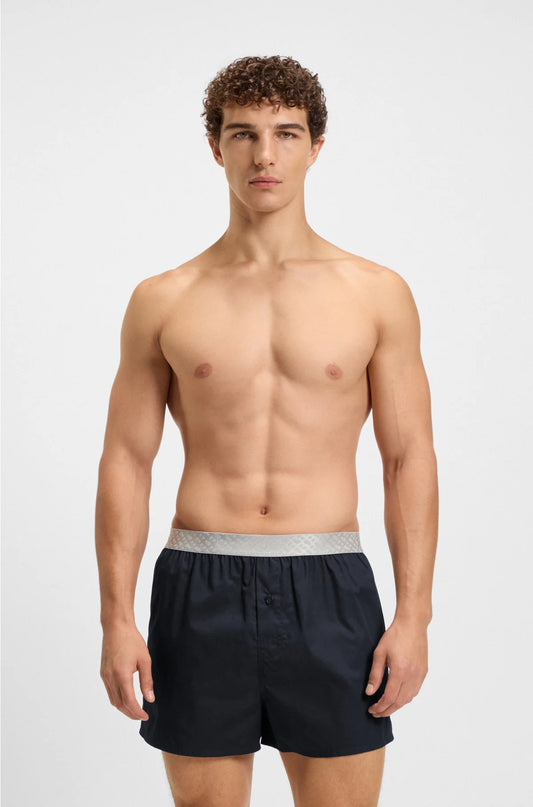 TWO-PACK OF COTTON-POPLIN PYJAMA SHORTS