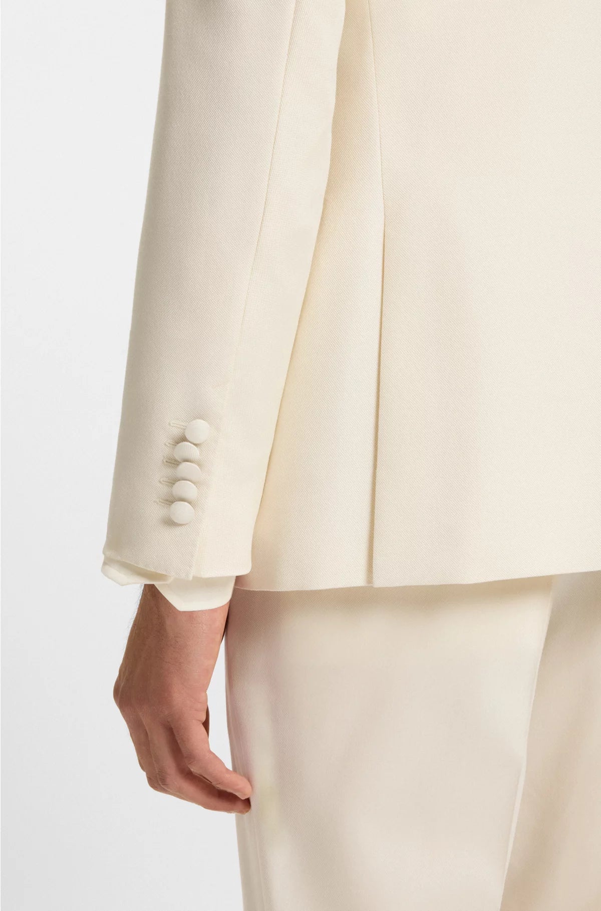 SLIM-FIT TUXEDO JACKET IN A SILK BLEND