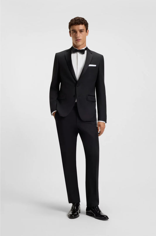 SLIM-FIT SHIRT IN EASY-IRON COTTON SATIN