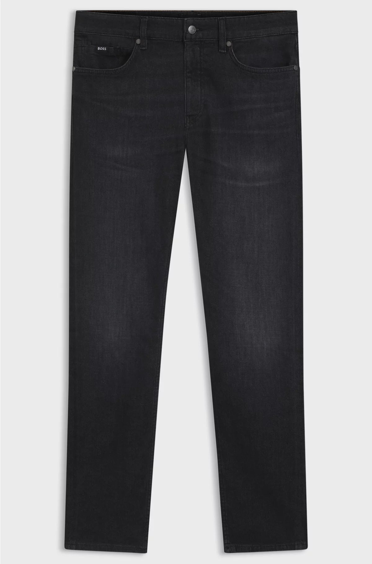 DELAWARE SLIM-FIT JEANS IN BLACK ITALIAN-MADE DENIM
