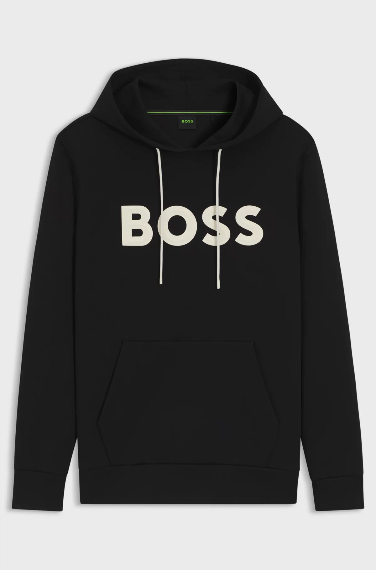 COTTON-BLEND HOODIE WITH MOULDED LOGO