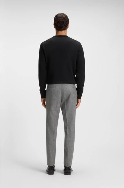 SLIM-FIT TROUSERS INMICRO-PATTERNED VIRGIN WOOL