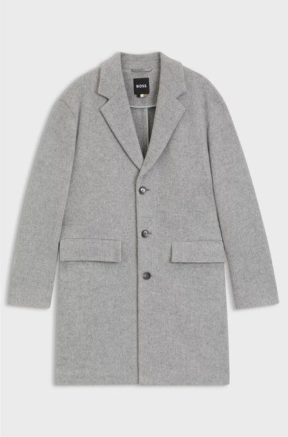 RELAXED-FIT COAT IN A WOOL BLEND
