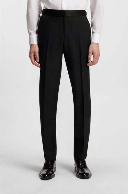 TWO-PIECE TUXEDO SUIT IN AN ITALIAN WOOL BLEND