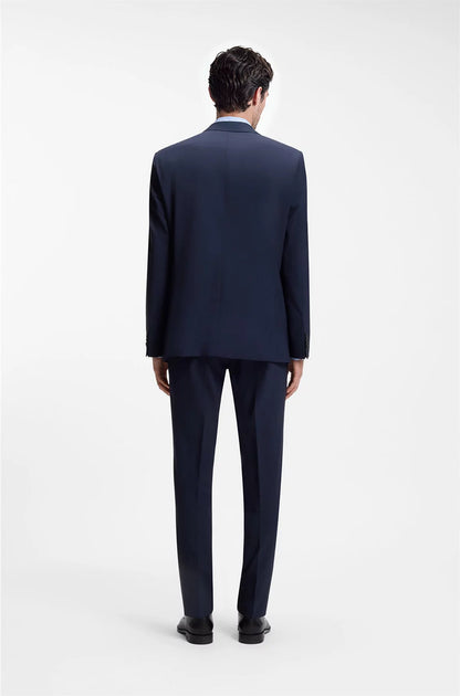 REGULAR-FIT SUIT IN STRETCH VIRGIN WOOL