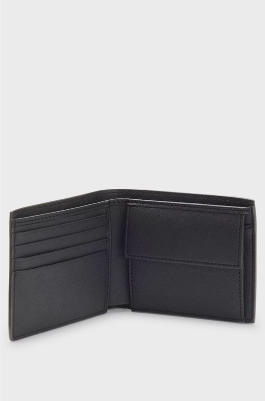 MONOGRAM WALLET WITH FOIL-EMBOSSED LOGO